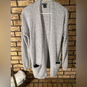 ‎Grey sweater works cardigan